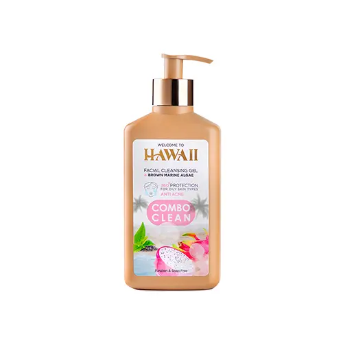 ژل شستشوی صورت مناسب پوست چرب و دارای جوش هاوایی (Hawaii)