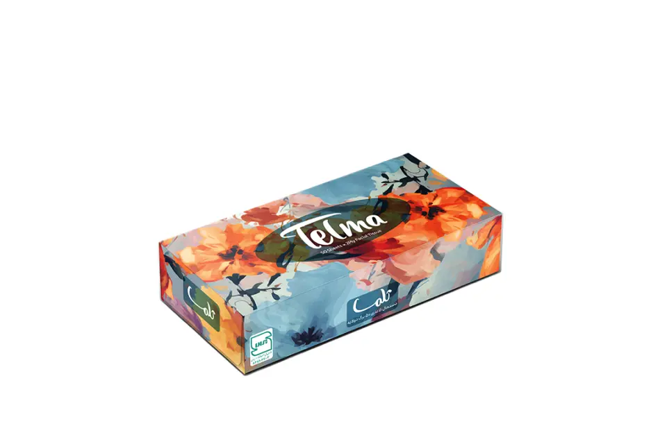دستمال کاغذی 100برگ-طرح فلور