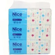 دستمال کاغذی نرم نایس 1500 برگ پک نایلونی 3 عددی